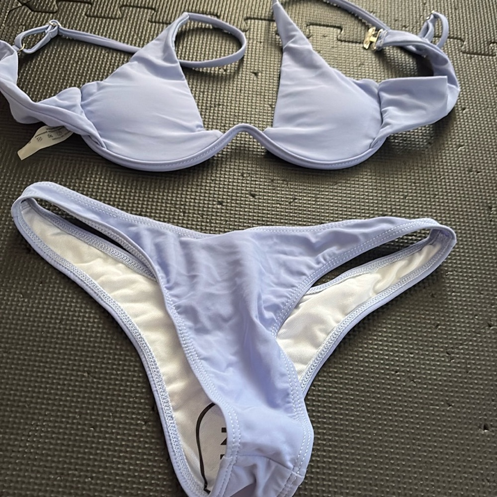 SHEIN periwinkle set size small NWOT